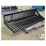 2026 84in PABREAK RB140 Skid Steer Rock Bucket 84