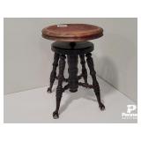 Piano Stool w/ Glass Feet