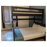 *OS Bunk Bed,  Mattresses, Queen Bottom, Twin Top