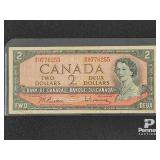 1954 Canadian Two Dollar Bill