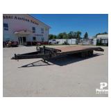 20.5' w/ Beavertail *Homemade 14000 LB Flatdeck Tr