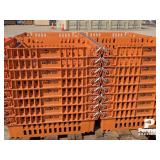 (32) Stackable Plastic Storage Trays
