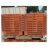 (32) Stackable Plastic Storage Trays