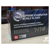 5 Mil Sky Black Nitrile Gloves XL