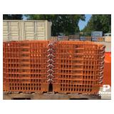 (32) Stackable Plastic Storage Trays