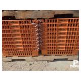 (32) Stackable Plastic Storage Trays