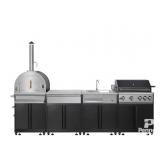 StanForge-LKS11B Outdoor kitchen Islands 4Burners