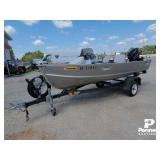 1987 Lund B-14 14ft Alum Fishing Boat w/ 40HP O/B