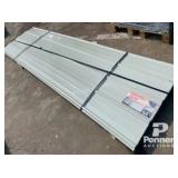 12' White Metal Roofing / Siding