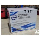 4 Mil Sky Blue Nitrile Gloves L