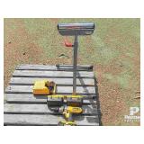 Roller Stand & Dewalt Drill & Batteries