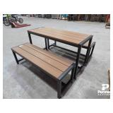 Unused Composite Picnic Table Kit