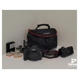 Canon EOS Rebel T3i DSLR Camera w/ Bag