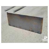 3/16' Pabreak UAP28 Skid Steer Q/C Mount Plate