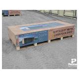 12 ft x 20 ft Metal Livestock Shelter