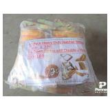 Yellow 10 Pack Heavy Duty Ratchet Straps.