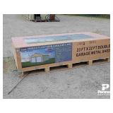 23 ft x 22 ft Double Garage Metal Shed