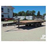 16' *Homemade 14000 LB Flatdeck Trailer T/A