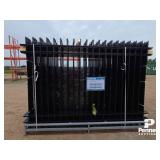 Galvanized Steel Fence,20pcs Fence Panels+21pcs po
