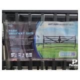 Greatbear 20' Farm Metal Driveway Gate TM18-NCB