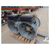 (2) Brock Aeration Fans 24' Transition, 3 HP