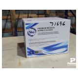 4 Mil Sky Blue Nitrile Gloves L