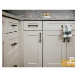 Large Qty Standard Shaker Ivory Kitchen Cabinets