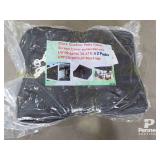 Black Outdoor Patio Fabric Screen Cover sunscreen