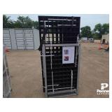 Black Metal Rail Panel 6-Gauge welded 4ï¿½ï¿½in.ï¿½4ï¿½ï¿½in