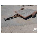 9' Homemade Tilt Utility Trailer S/A