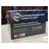 5 Mil Sky Black Nitrile Gloves XL