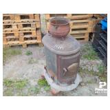 Stewart Birch Wood Stove & Cast Iron Pot
