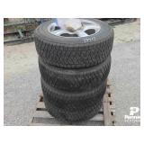 (4) 235/65R18 Bridgestone Blizzak Tires & Rims