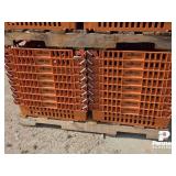 (32) Stackable Plastic Storage Trays