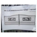 20 Ft. Bi-parting Driveway Gates