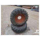 (2) Skid Steer Tires