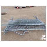 *46'x5' Chain Link Fence w/ Gate & Poles