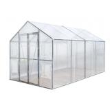 StanForge-GH813 Steel Greenhouse 8x13 Leno Clear