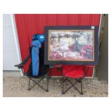 *OS 3 Lawn Chairs + A Picture