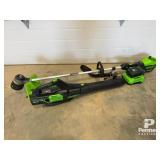 Greenworks 80V String Trimmer, Leaf Blower w/ Batt