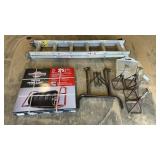 Tire Rack, Aluminum Ladder, Jack Stands