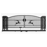 Greatbear 20' Iron Gate - Gate pier design
