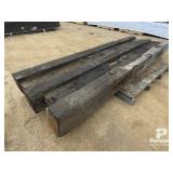 (5) 6.5x9x10' Treated Gate Post