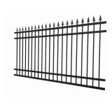 Iranch 9-1/4' Wrought Iron Fence Panel