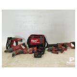 Milwaukee 18V Drills, Nailer, Grinder, Recip Saws