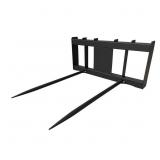 44' Pabreak Skid Steer Q/C Bale Fork (Unused)