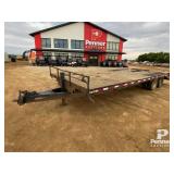 1996 Willten Flat Deck Beaver Tail Trailer 24'