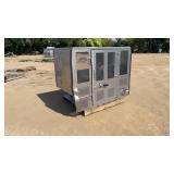 In closed Prisoner Transit Cage