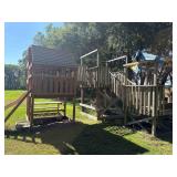 *O/S Play Structure w/ 3 Slides