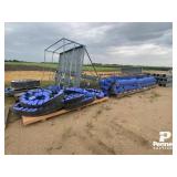 180' Galvanized Grain Leg w/ 7' Bucket Conveyor